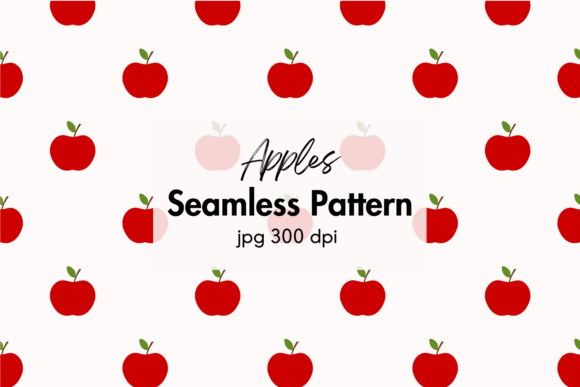 Apple Fruit Seamless Pattern