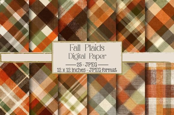 Fall Plaids: A Versatile Design for Autumn Creativity