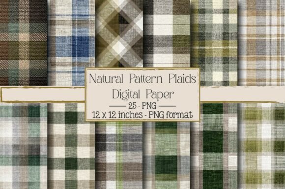 Natural Pattern Plaids Textile: A Versatile Design Resource