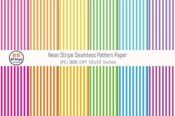 Neon Stripes Seamless Pattern Paper JPG: A Versatile Digital Design Resource