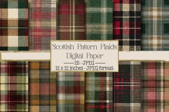 Scottish Pattern Plaids: A Versatile Design for Creative Workflows